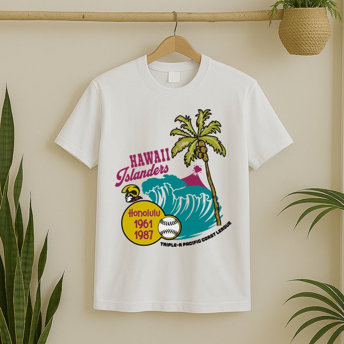 Defunct Hawaii Islanders Baseball Team T-Shirt