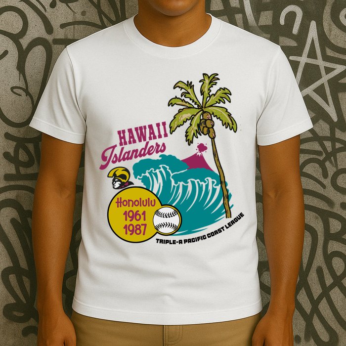 Defunct Hawaii Islanders Baseball Team T-Shirt