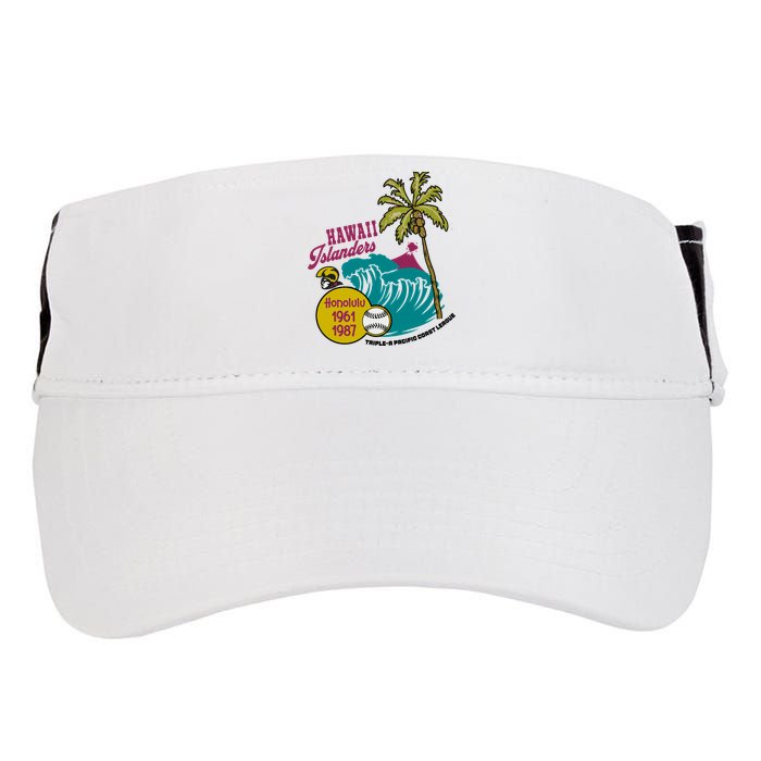 Defunct Hawaii Islanders Baseball Team Adult Drive Performance Visor