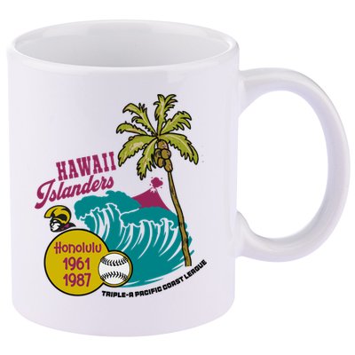 Defunct Hawaii Islanders Baseball Team 11oz C Handle Ceramic Mug