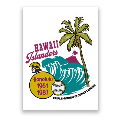 Defunct Hawaii Islanders Baseball Team Poster