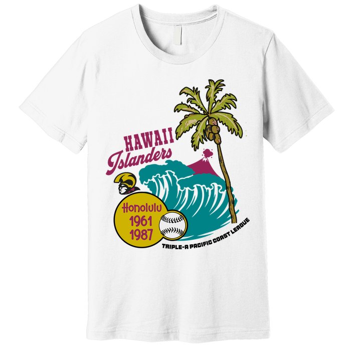 Defunct Hawaii Islanders Baseball Team Premium T-Shirt