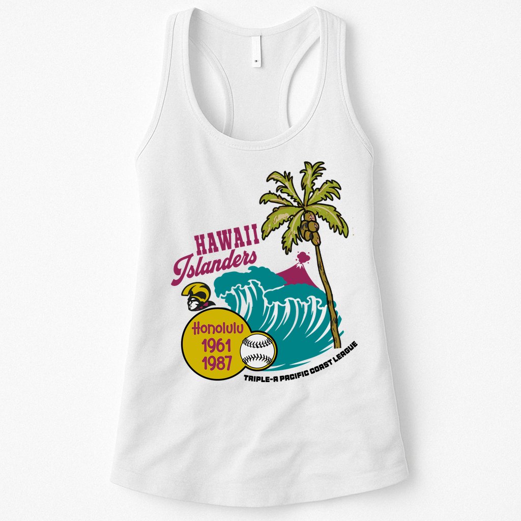 Defunct Hawaii Islanders Baseball Team Womens Tank Top