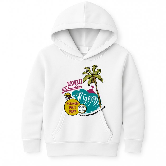 Defunct Hawaii Islanders Baseball Team Kids Hoodie