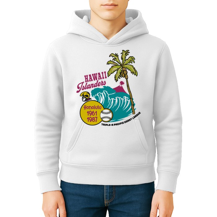 Defunct Hawaii Islanders Baseball Team Kids Hoodie
