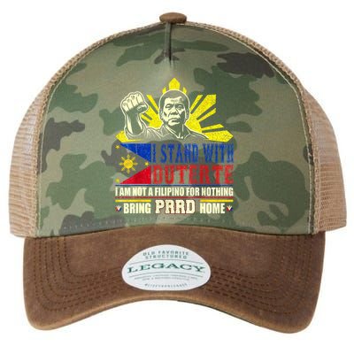 Duterte Homecoming I Stand With Duterte Bring PRRD Home Legacy Tie Dye Trucker Hat