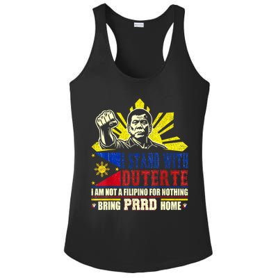 Duterte Homecoming I Stand With Duterte Bring PRRD Home Ladies PosiCharge Competitor Racerback Tank