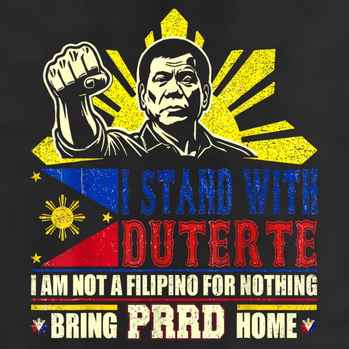 Duterte Homecoming I Stand With Duterte Bring PRRD Home 25L Jumbo Tote