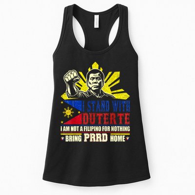 Duterte Homecoming I Stand With Duterte Bring PRRD Home Womens Tank Top