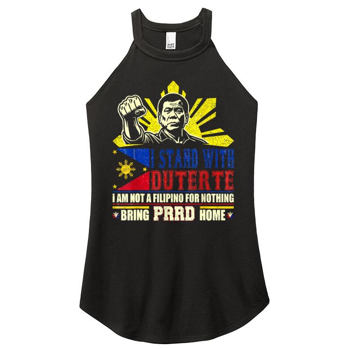 Duterte Homecoming I Stand With Duterte Bring PRRD Home Women's Perfect Tri Rocker Tank