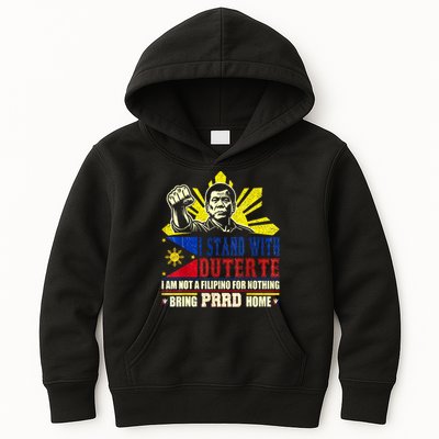 Duterte Homecoming I Stand With Duterte Bring PRRD Home Kids Hoodie