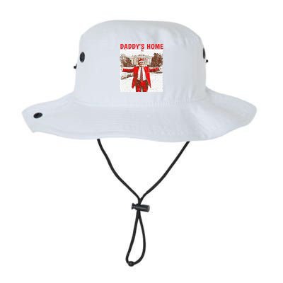 DaddyS Home ILl Be Home For Christmas Fun Trump 2024 Xmas Legacy Cool Fit Booney Bucket Hat