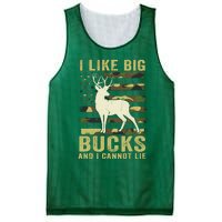 Deer Huntingshirt I Like Big Bucks & Cannot Lie Funny Dad Mesh Reversible Basketball Jersey Tank