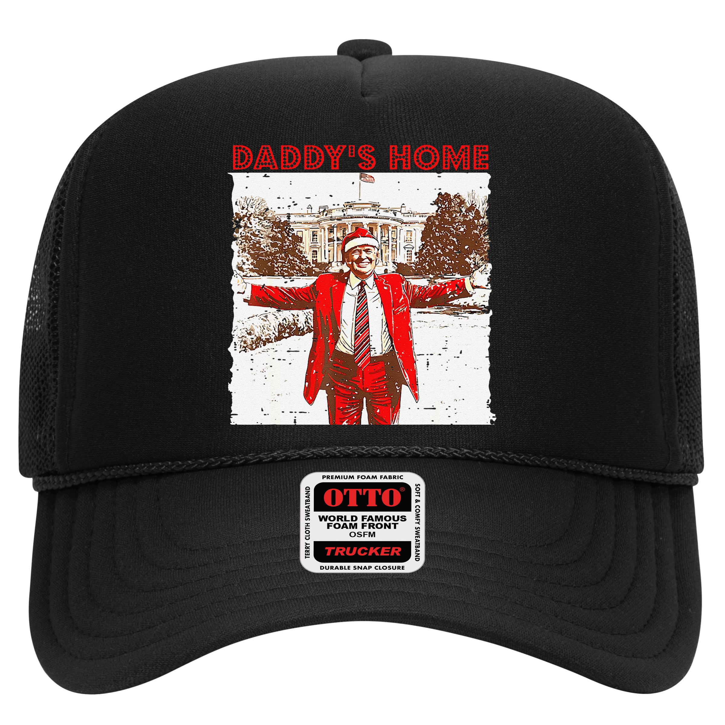 DaddyS Home ILl Be Home For Christmas Fun Trump 2024 Xmas Hat