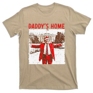 DaddyS Home ILl Be Home For Christmas Fun Trump 2024 Xmas T-Shirt