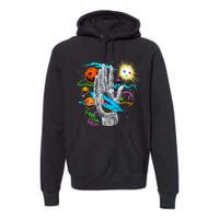 Divine Hand In Space Premium Hoodie