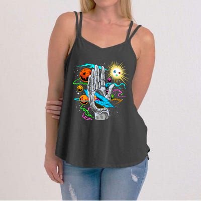 Divine Hand In Space Women's Strappy Tank