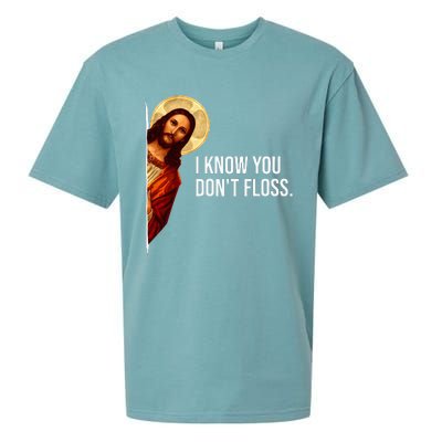 Dental Hygienist Jesus I Know You DonT Floss Rdh Graduation Sueded Cloud Jersey T-Shirt