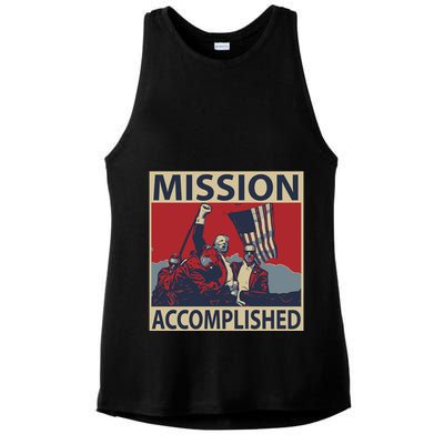 David Harris Jr Wearing Mission Accomplished Ladies PosiCharge Tri-Blend Wicking Tank