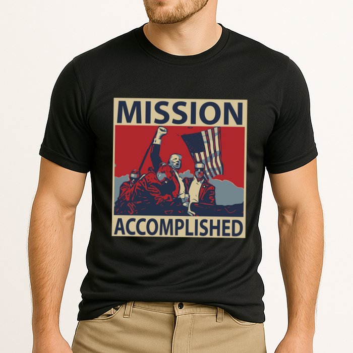 David Harris Jr Wearing Mission Accomplished Performance Shirt