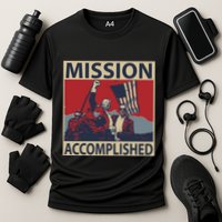 David Harris Jr Wearing Mission Accomplished Performance Shirt