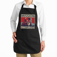David Harris Jr Wearing Mission Accomplished Apron