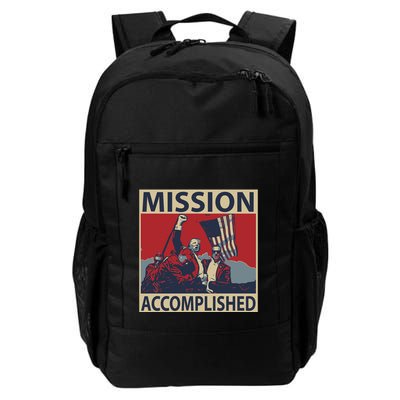 David Harris Jr Wearing Mission Accomplished Backpack