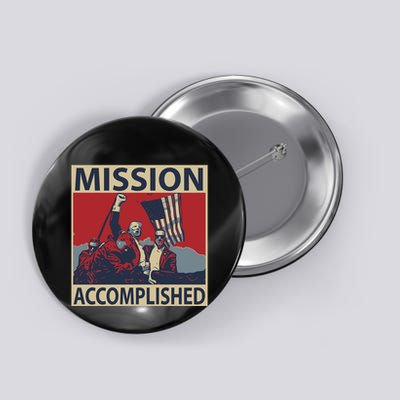 David Harris Jr Wearing Mission Accomplished Button