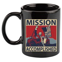 David Harris Jr Wearing Mission Accomplished 11oz C Handle Ceramic Mug