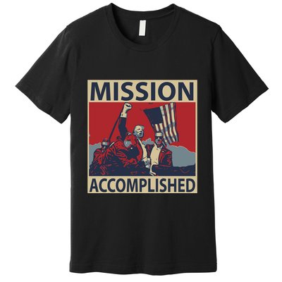 David Harris Jr Wearing Mission Accomplished Premium T-Shirt