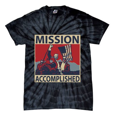 David Harris Jr Wearing Mission Accomplished Tie-Dye T-Shirt