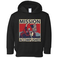 David Harris Jr Wearing Mission Accomplished Toddler Hoodie