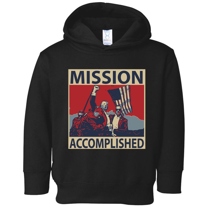 David Harris Jr Wearing Mission Accomplished Toddler Hoodie