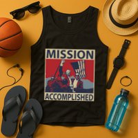 David Harris Jr Wearing Mission Accomplished Tank Top