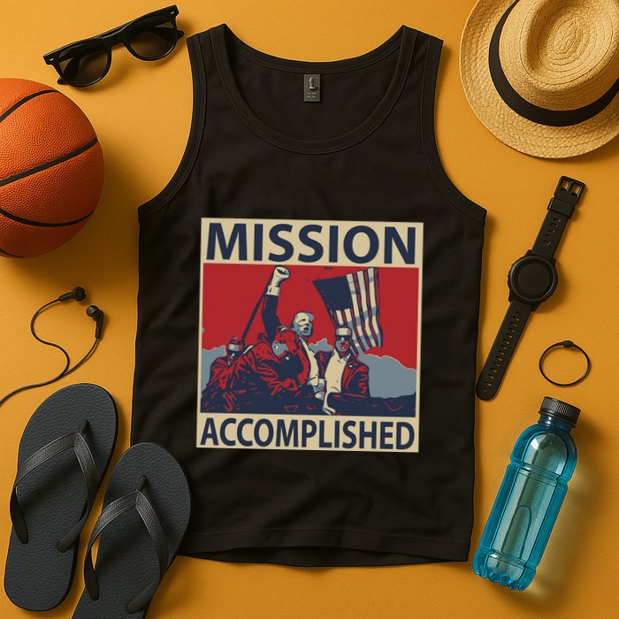 David Harris Jr Wearing Mission Accomplished Tank Top
