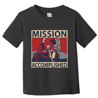 David Harris Jr Wearing Mission Accomplished Toddler T-Shirt
