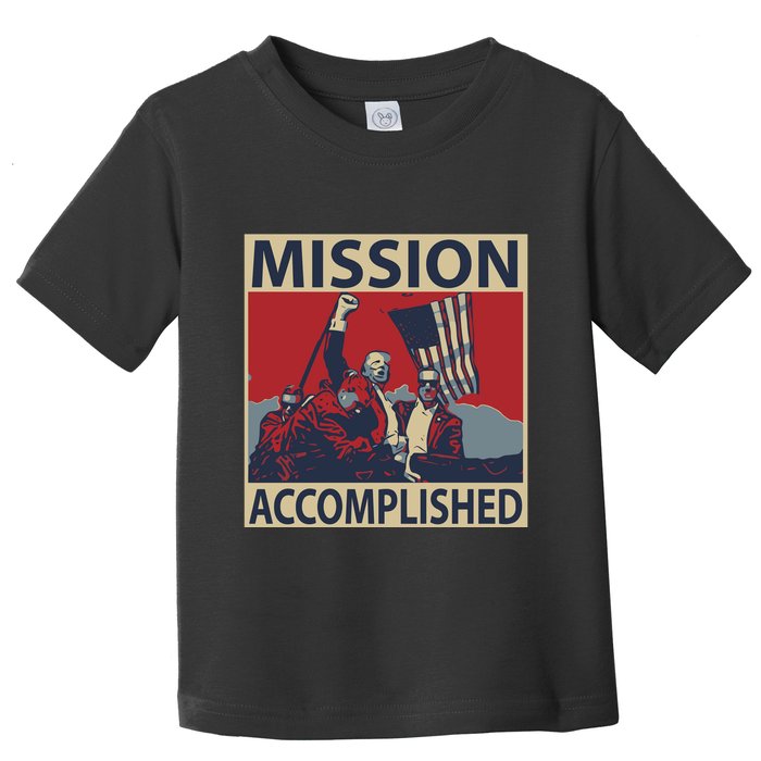 David Harris Jr Wearing Mission Accomplished Toddler T-Shirt