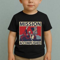 David Harris Jr Wearing Mission Accomplished Toddler T-Shirt