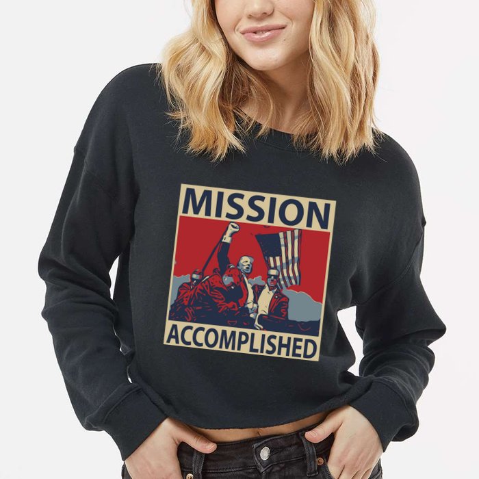 David Harris Jr Wearing Mission Accomplished Cropped Pullover Crew