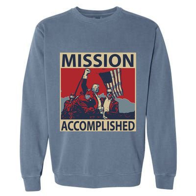 David Harris Jr Wearing Mission Accomplished Garment-Dyed Sweatshirt