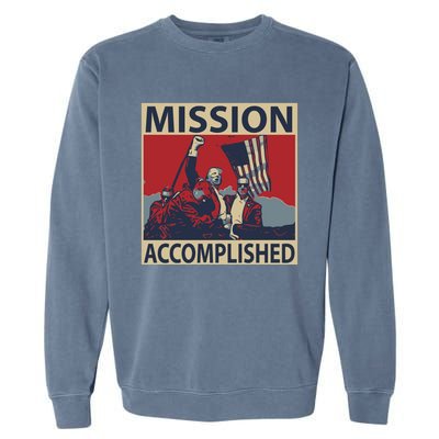 David Harris Jr Wearing Mission Accomplished Garment-Dyed Sweatshirt