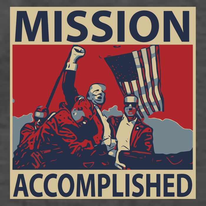 David Harris Jr Wearing Mission Accomplished Vector Backpack