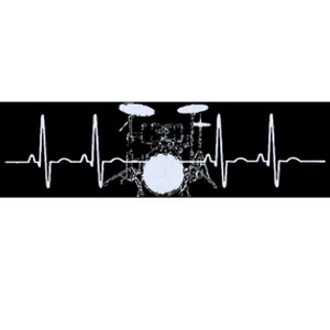 Drum Heartbeat Lifeline Music Lover Gift Drummer Bumper Sticker