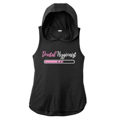 Dental Hygienist Loading Funny Rdh Outfit Future Rdh Gift Ladies PosiCharge Tri-Blend Wicking Draft Hoodie Tank