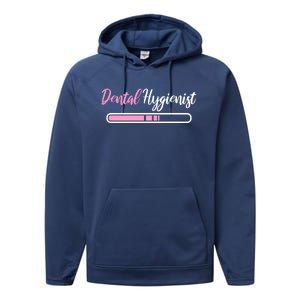 Dental Hygienist Loading Funny Rdh Outfit Future Rdh Gift Performance Fleece Hoodie