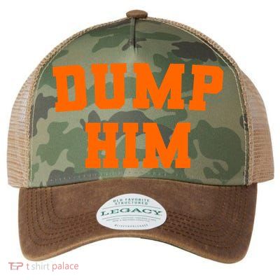 Dump Him Light Blue Orange Meme Iconic Music Legacy Tie Dye Trucker Hat
