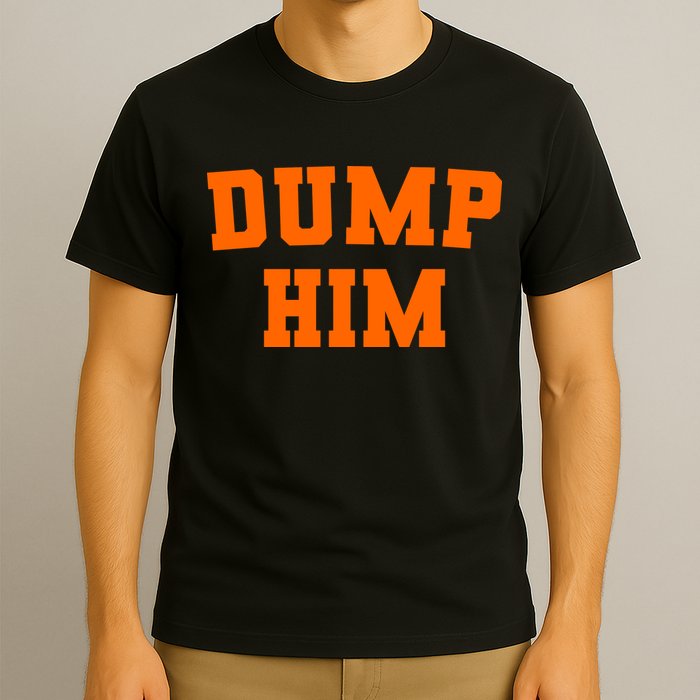 Dump Him Light Blue Orange Meme Iconic Music T-Shirt