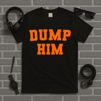 Dump Him Light Blue Orange Meme Iconic Music T-Shirt