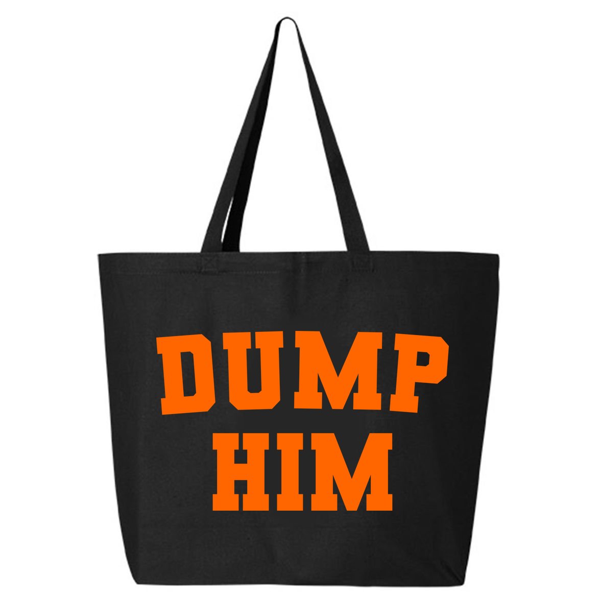 Dump Him Light Blue Orange Meme Iconic Music 25L Jumbo Tote