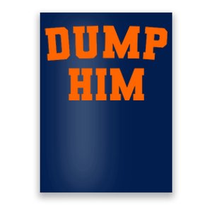 Dump Him Light Blue Orange Meme Iconic Music Poster